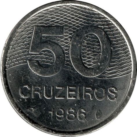 quanto vale uma moeda de 50 cruzeiros de 1984 em 2023  R$ 24