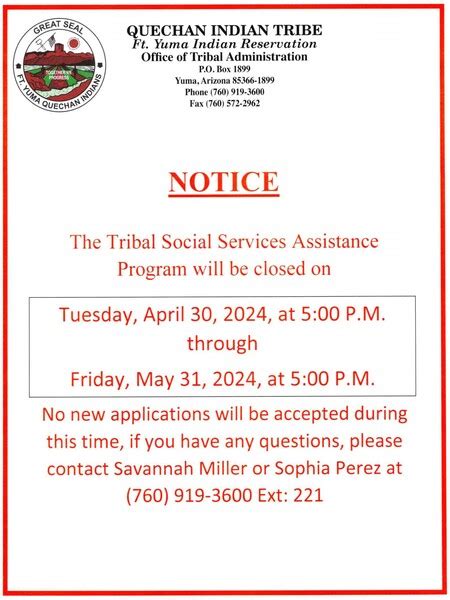 quechan social services  Yuma Indian Reservation P