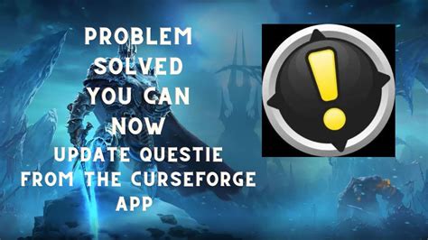 questie curseforge  With over 800 million mods downloaded every month and over 11 million active monthly users, we are a growing community of avid gamers, always on the hunt for the next thing in user-generated content