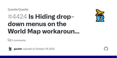 questie hiding drop down menus on the world map The “Hide” button will remove the current selected quest from the map