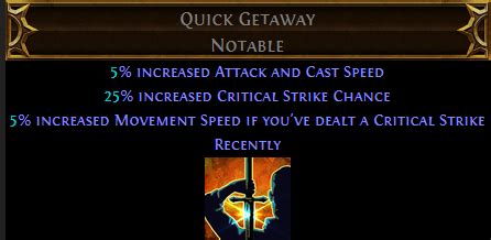 quick getaway poe Quick Getaway is a card that is an odd mix of Dodge, Swift Reflexes, and Honed Instinct