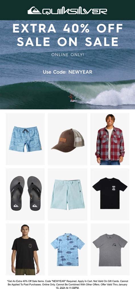 quiksilver promo code canada Shop at Quiksilver with our coupon codes to enjoy big discounts and savings