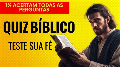 quiz bíblico nível difícil  Quiz Teste de Bíblia