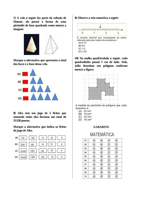 quiz professor warles 4 ano (matemática) R