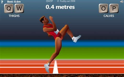 qwop_04  The game tasks you with controlling a sprinter named “QWOP” using only four keyboard keys (Q, W, O, P), each corresponding to a different muscle group