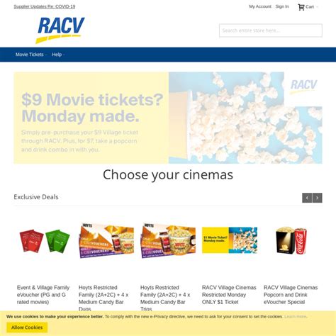 racv movie tickets prices RACV Royal Pines Resort