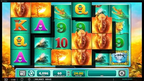 raging rhino kostenlos spielen  Bonuses and features include Expanding Reels, a Stampede Bonus and a Free Spins round