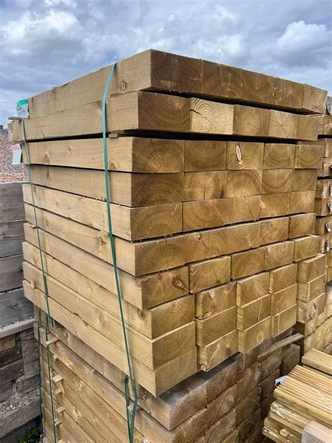 railway sleepers at wickes  £12