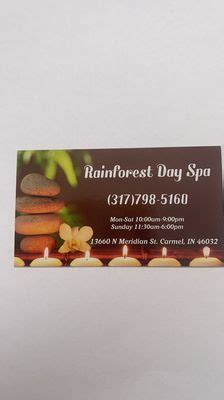 rainforest day spa carmel There are 110 Hotels close to Woodhouse Day Spa in Carmel Hotels Near Woodhouse Day Spa Reviews: There are 28,542 reviews on Tripadvisor for Hotels nearby: Hotels Near Woodhouse Day Spa Photos: There are 8,875 photos on Tripadvisor for Hotels nearby Nearest accommodation: 1