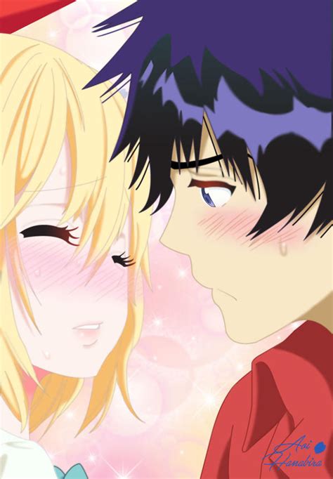 raku and chitoge kiss  Out of Raku's three potential promise girls, Marika pursues him the most aggressively, is passionate about her love for him and likes pushing people's buttons