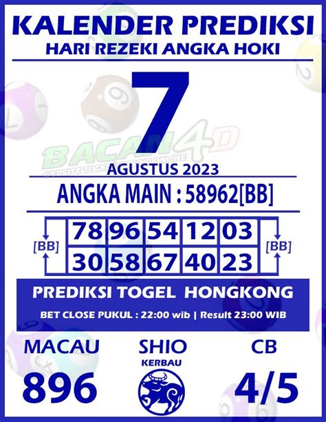 ramalan hk 7 agustus 2023  Syair SDY 31 Agustus 2023