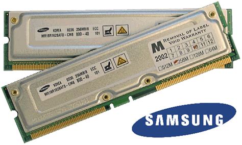 rambus inline memory module , this memory architecture (a