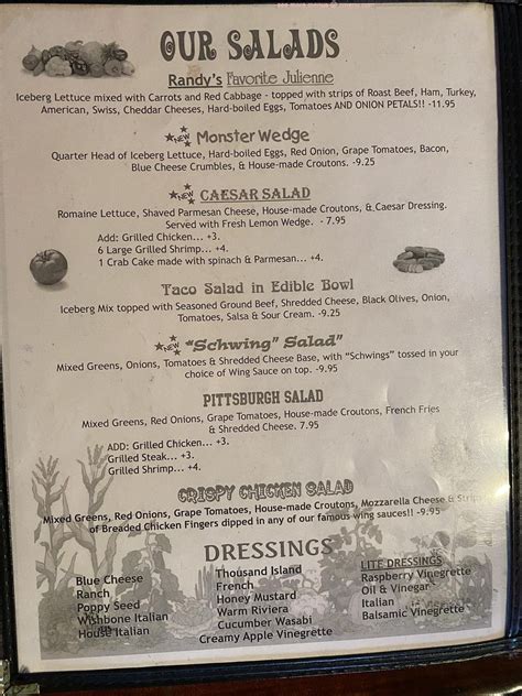 randy's up the river menu  Mickey's