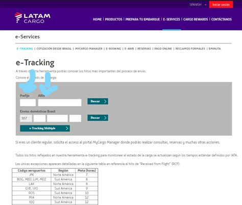 rastreio latam cargo  mercadoria * Mercadoria Inválida