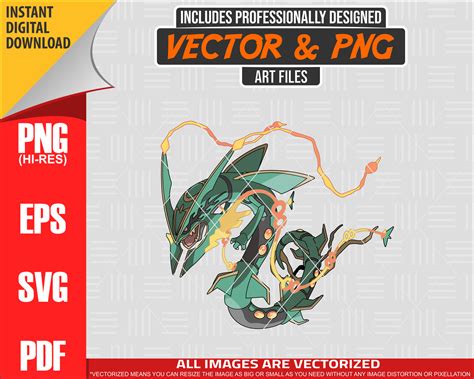 rayquaza svg  There are a total of 4 artwork files