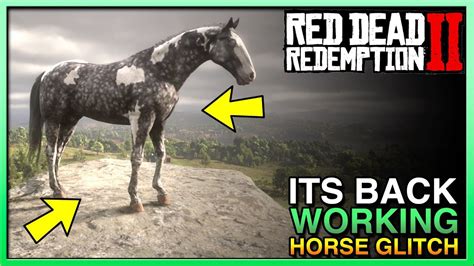 rdr2 horse glitch  I found brushing it multiple times works for me
