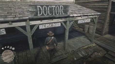 rdr2 valentine doctor  then ride out of town past the