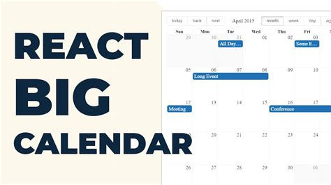 react big calendar api map (data => return { title: data