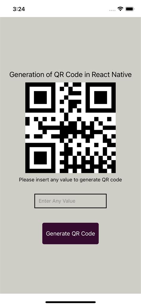 react native qr generator  published 0