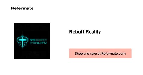 rebuff reality coupons  Show 4 more Rebuff Reality Coupons
