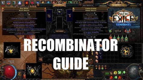 recombinator poe  Like +1 specter on i86 chest base