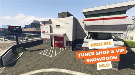 redline tuner shop fivem  This model have 6 Rooms in Main Building and 6 Rooms in Vip Showroom (Exterior entrance) Main Building: Garage, Paint Booth, Showroom (for 3 Cars), Office, Bathroom