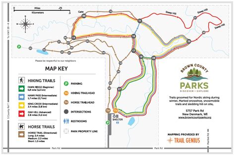 reforestation camp trail map  Skinnyski