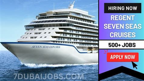 regent seven seas cruises jobs  The cruise line’s four-ship fleet visits more than 450 destinations worldwide