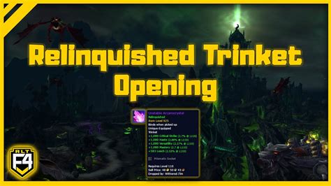 relinquished trinket  Argus is probably pretty good, do invasions, kill rares there & buy relinquished items in slots you want legendaries