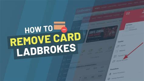 remove card from ladbrokes account  Registration in Ladbrokes – step -by -step instructions