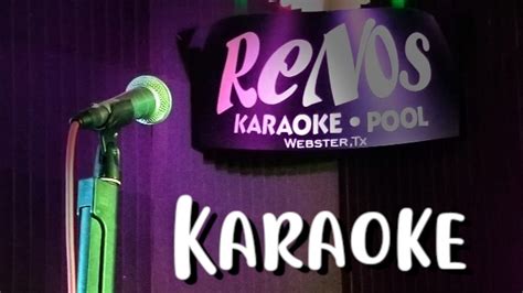 reno's karaoke & pool bar webster menu  Webster