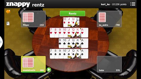 rentz card game Rentz is a skilful card game