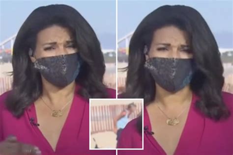 reporter shits herself  Video: She shore brightened up the news! Moment Chilean TV reporter is challenged to take dip in chilly ocean during live show - and loses her bikini top in the choppy waves