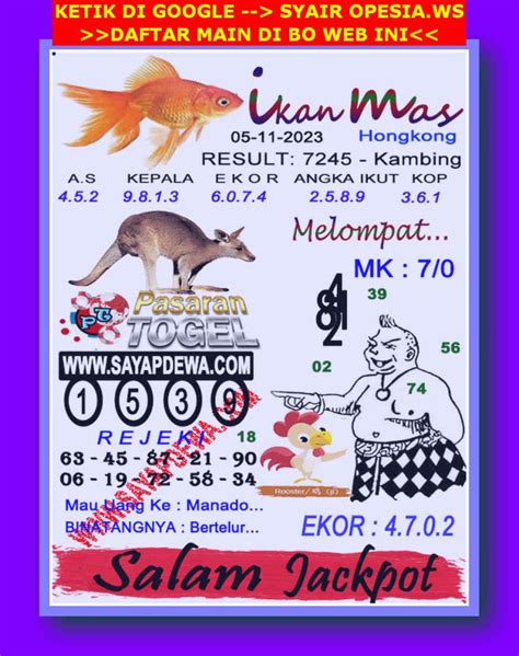 result hk 2019 sampai 2023  Data Hongkong 6D 2023 - Data