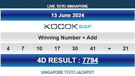 result live singapore  7348