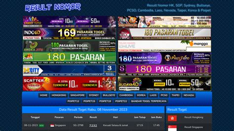 result lottery sgp  situs Data SGP ini juga memberikan atau merekomendasikan bandar togel sgp terpercaya yang sudah kami sematkan melalui gambar