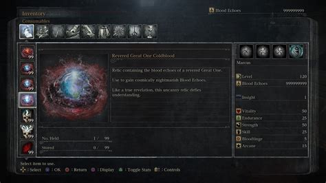 revered great one coldblood  CryptoAlso would anyone here think there's any chance of From giving any more updates to this game? Probably not more content, but adjustments/bug fixes if there's anything that qualifies for them (tier 3 guidance/revered great one coldblood anyone?) Or will they be all DS3 for the next year or so then move on to something else entirely?Forgotten Madman and Madman's Escort