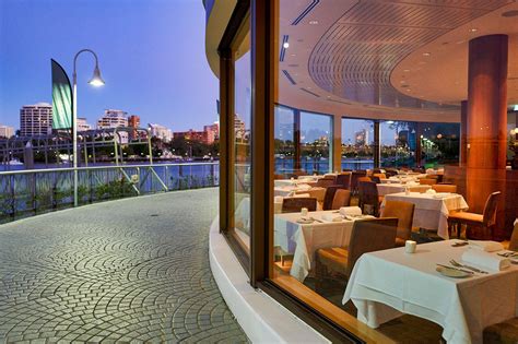 revolving restaurant brisbane  The building remains stationary and the diners are carried on the revolving floor