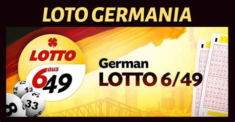 rezultate loto germania  In total la loteria din Germania sunt 9 categorii de castig, si se extrag 6 numere din intervalul 1-49, un al saptelea numar denumit Zusatz-zahl si un numar bonus Super-zahl