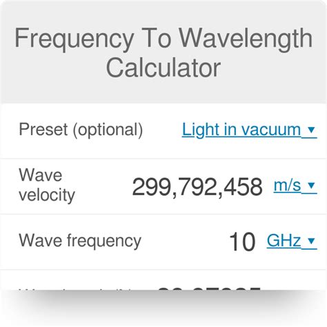 rf wavelength calculator The next step in calculating transmission line metal loss is to find the RF resistance per unit length R' (convert Ohms/square to Ohms/meter), based on the physical dimensions of the structure and the RF sheet resistance