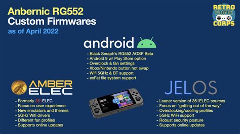 rg552 firmware I expect I won't be using it much longer as my Odin will be arriving sooner or later, but for now the RG552 it's pretty great and I do expect it to be a good secondary device in the future