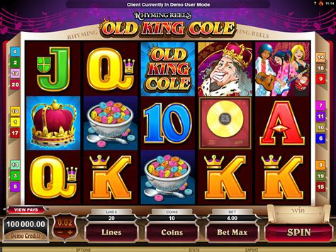 rhyming reels old king cole online  The Halloween video slot is a five reel game that is played over 50 paylines