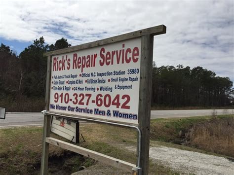 ricks auto sneads ferry  Business (910) 327-6042