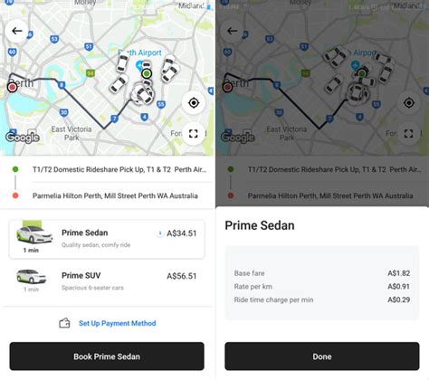 rideshare rentals perth  737