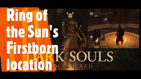 ring of the sun's firstborn ds1  It works similarly to