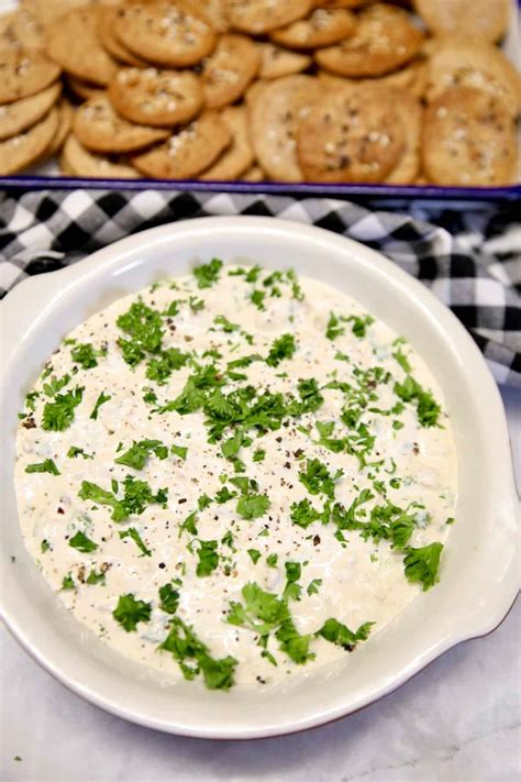 ritz cracker clam dip  Cover and refrigerate for 2 to 24 hours