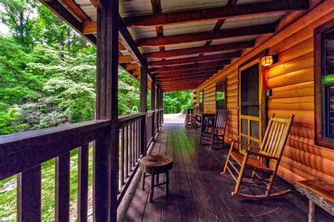 riverfront cabins in cherokee nc  Enjoy WiFi, onsite parking, and a garden