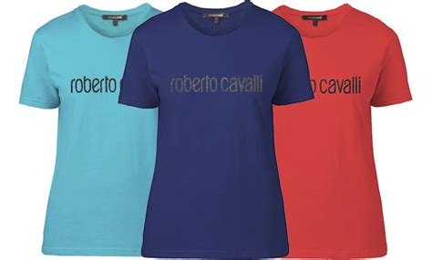 roberto cavalli t shirt  Color/pattern: red Approximately 28