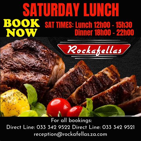 rockafellas pmb prices 2023  Join us on Christmas Day for a buffet with all the trimmings