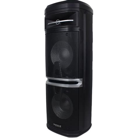 rockville go party x10 Rockville Go Party X10 Dual 10" Battery Powered Bluetooth Party Speaker + UHF Microphone